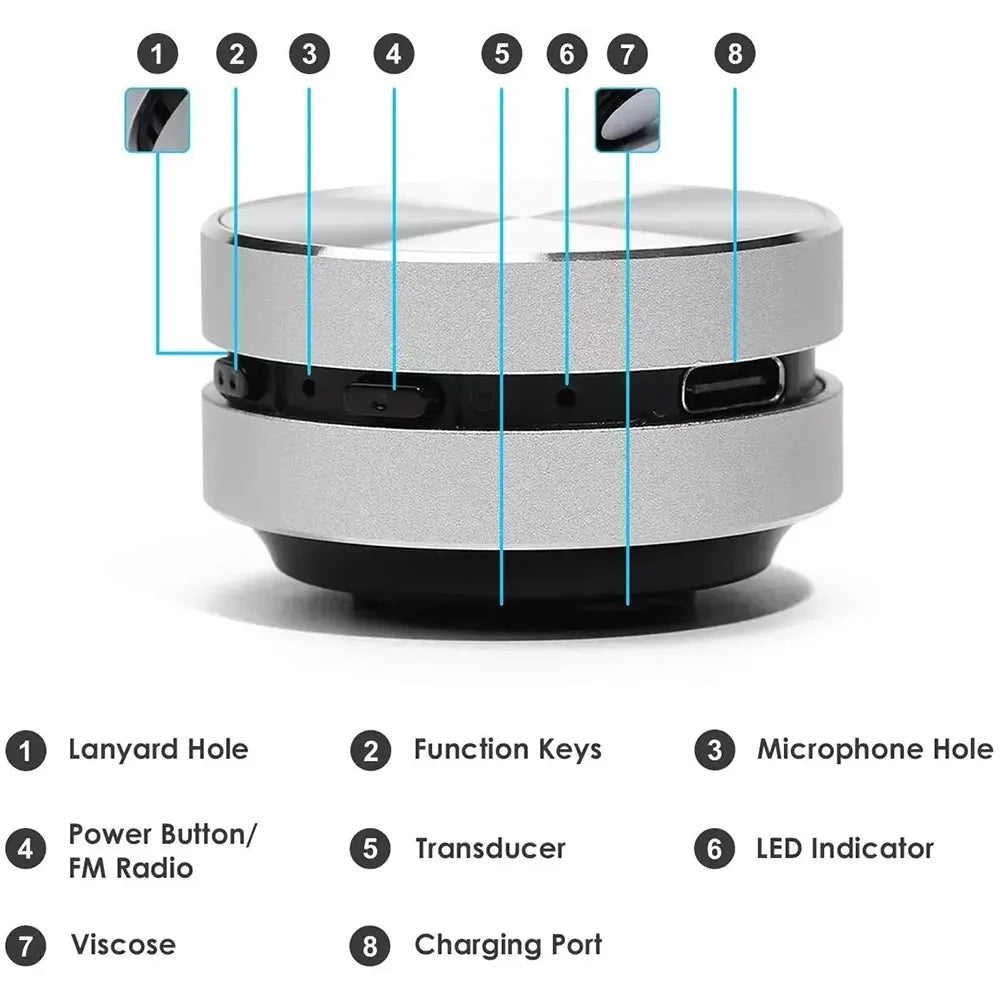 Głośnik Bluetooth z przewodnictwem kostnym