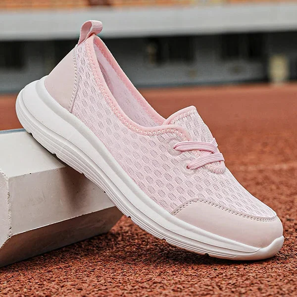 Damskie wygodne ortopedyczne buty z miękką podeszwą i siateczką