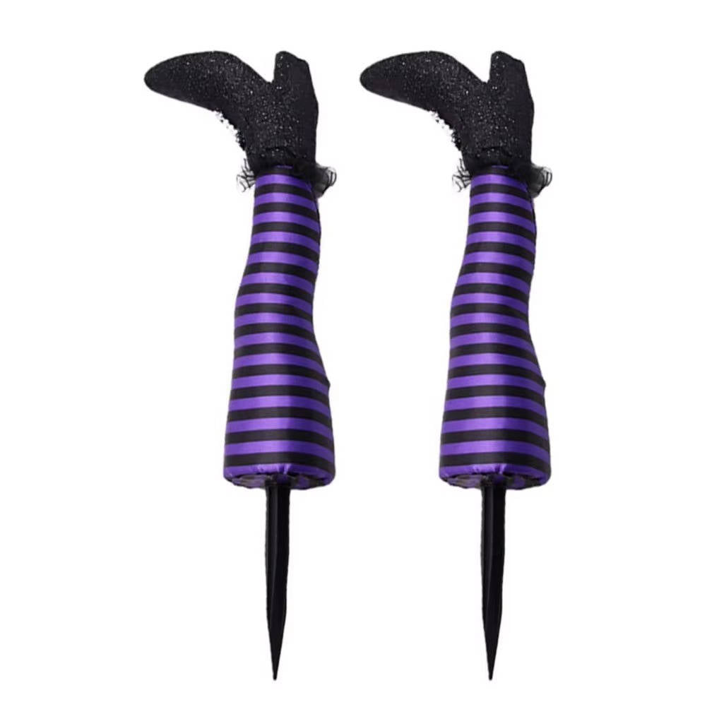 Dekoracja Halloween Nogi Czarownicy