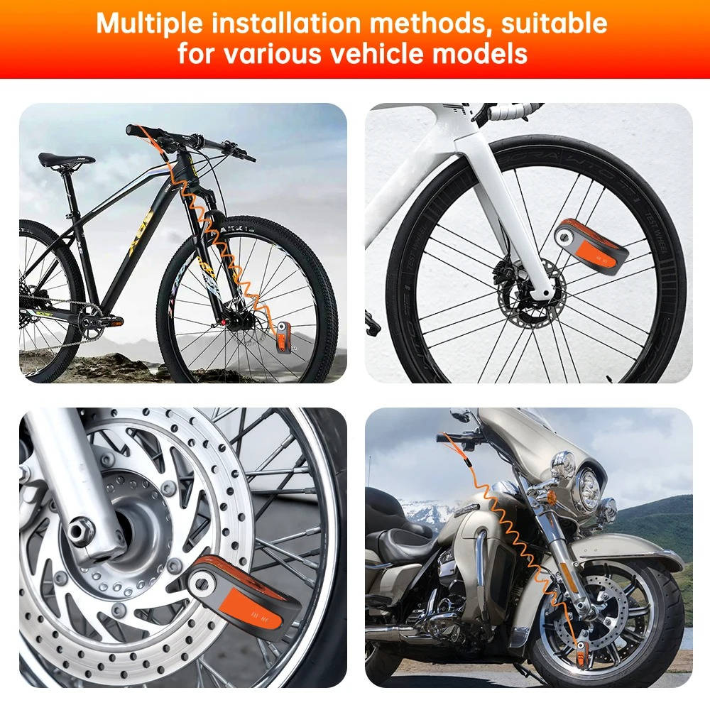 Alarm Zamek Dyskowy do Motocykla