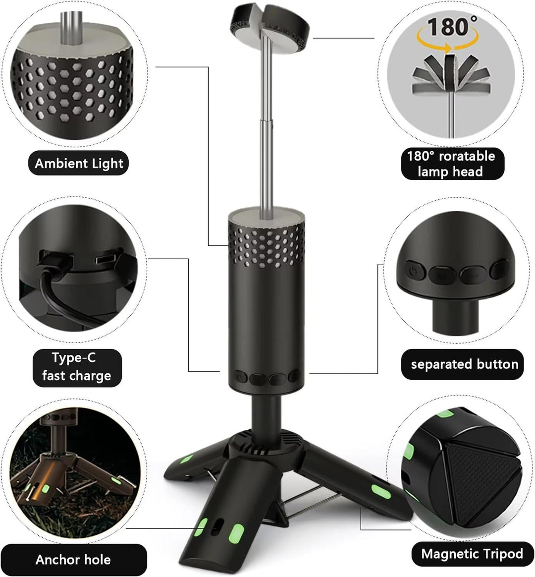 Lampy kempingowe ładowane