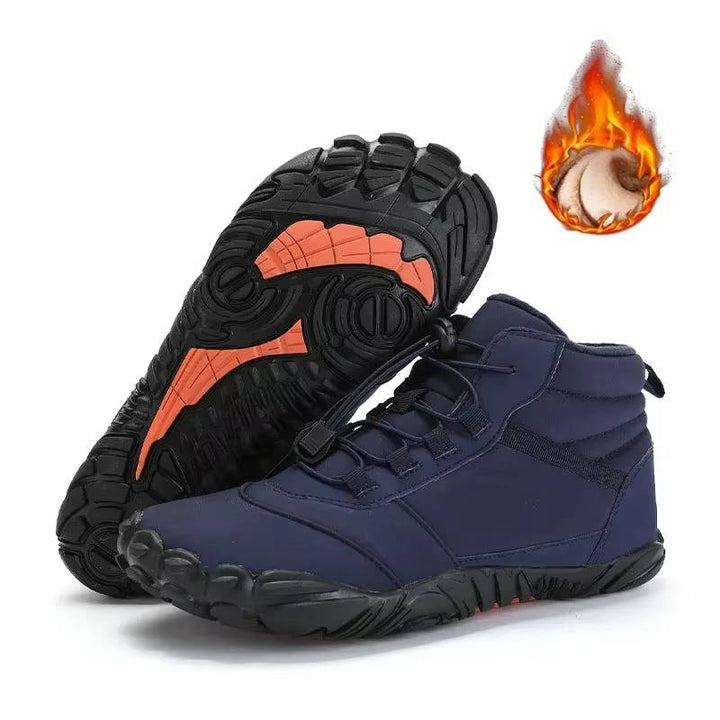 Wodoodporne i Śniegoodporne Zimowe Buty Barefoot z Przytulnym Fleece&