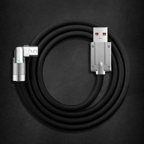 Kabel do Szybkiego Ładowania z Obrotem 180°