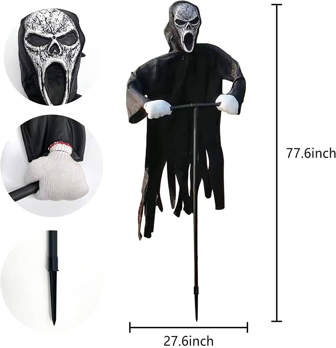 Straszne Dekoracje Halloweenowe na Zewnątrz