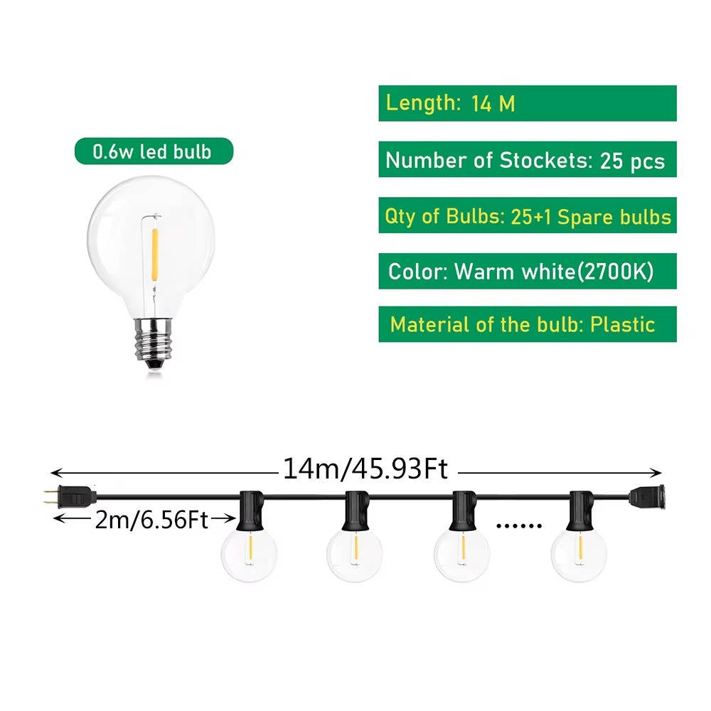 LED Oświetlenie Sznurkowe na Zewnątrz