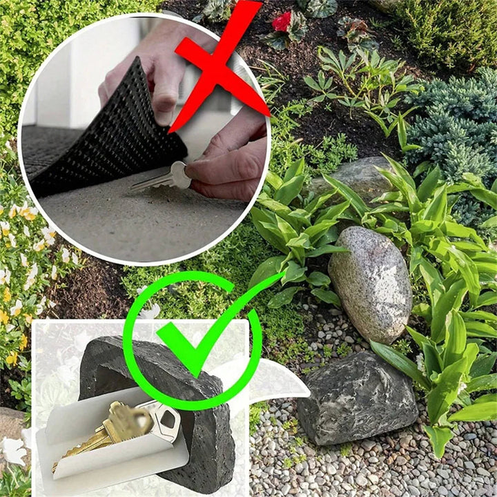 Zewnętrzna Skrzynka na Klucze z Ukrytym Zamkiem