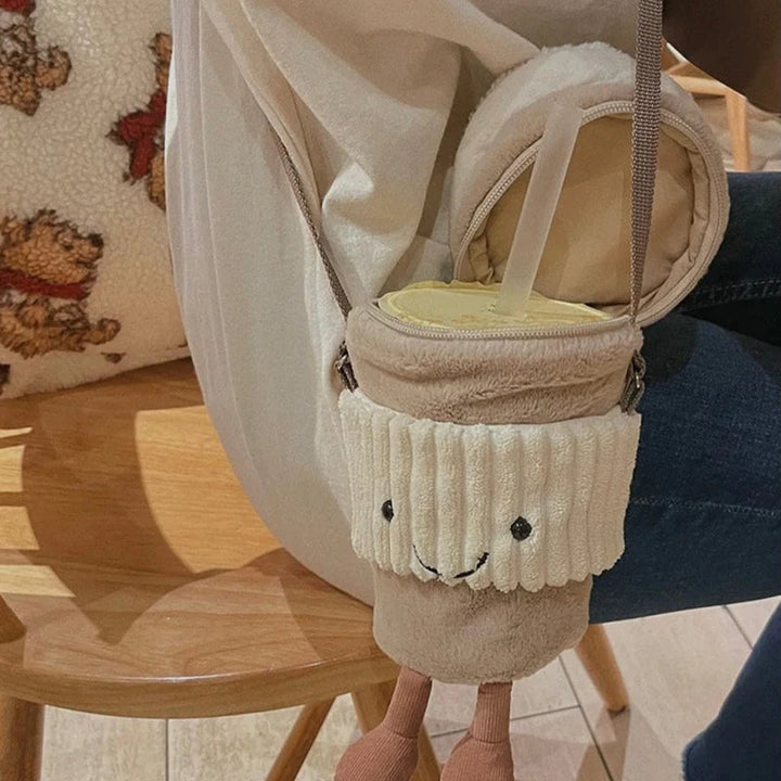 Torba na ramię w stylu Trendy Coffee Milk Tea