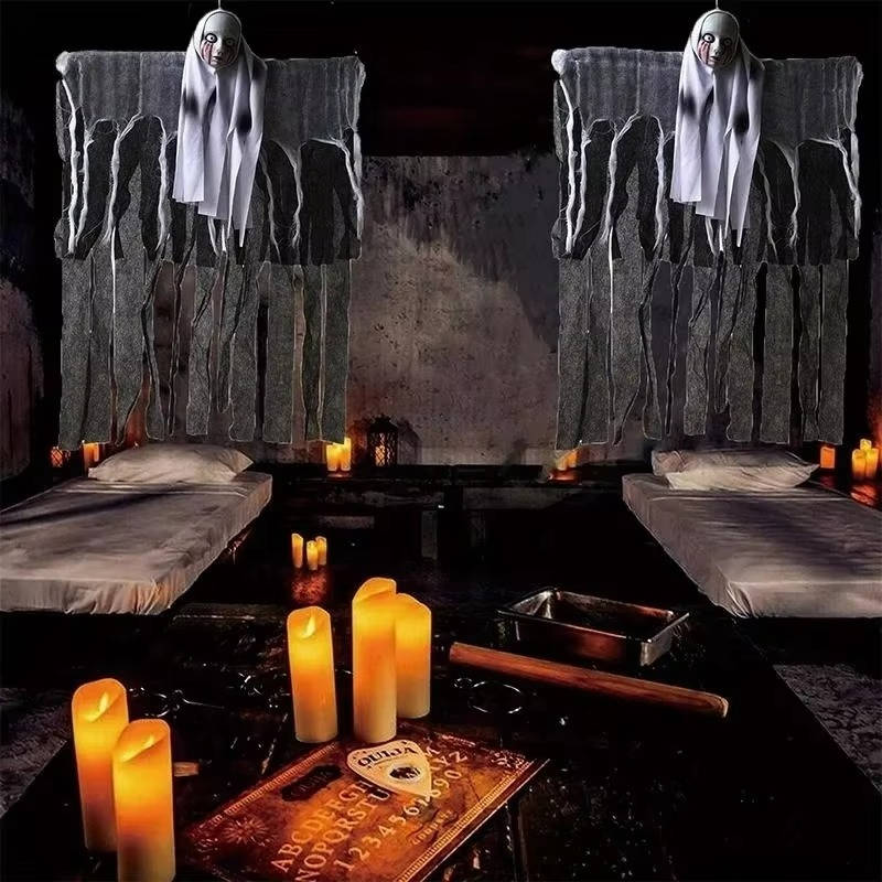 Halloweenowe Zawieszane Dekoracje Duchy Czaszki