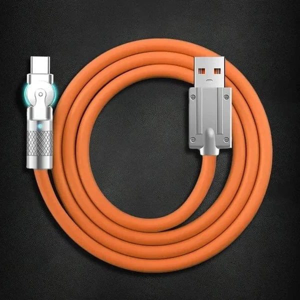 Kabel do Szybkiego Ładowania z Obrotem 180°
