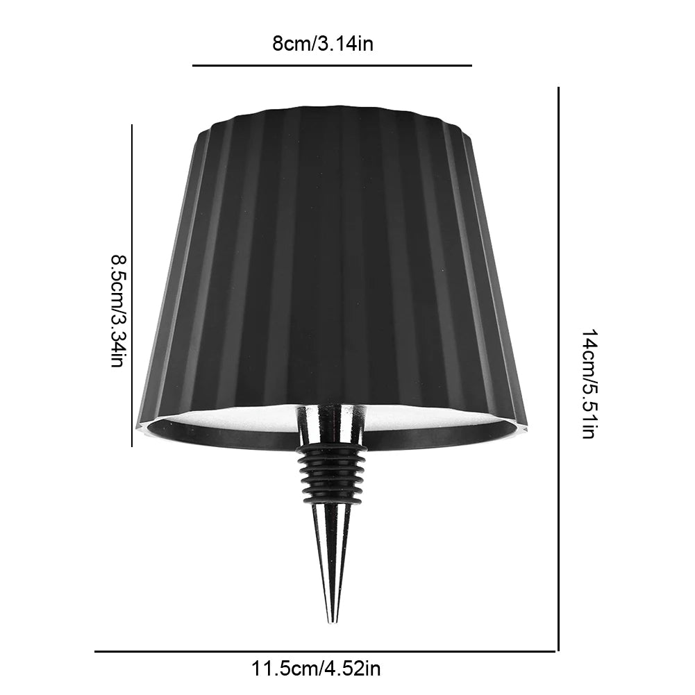 Lampa Stołowa w Kształcie Butelki Wina