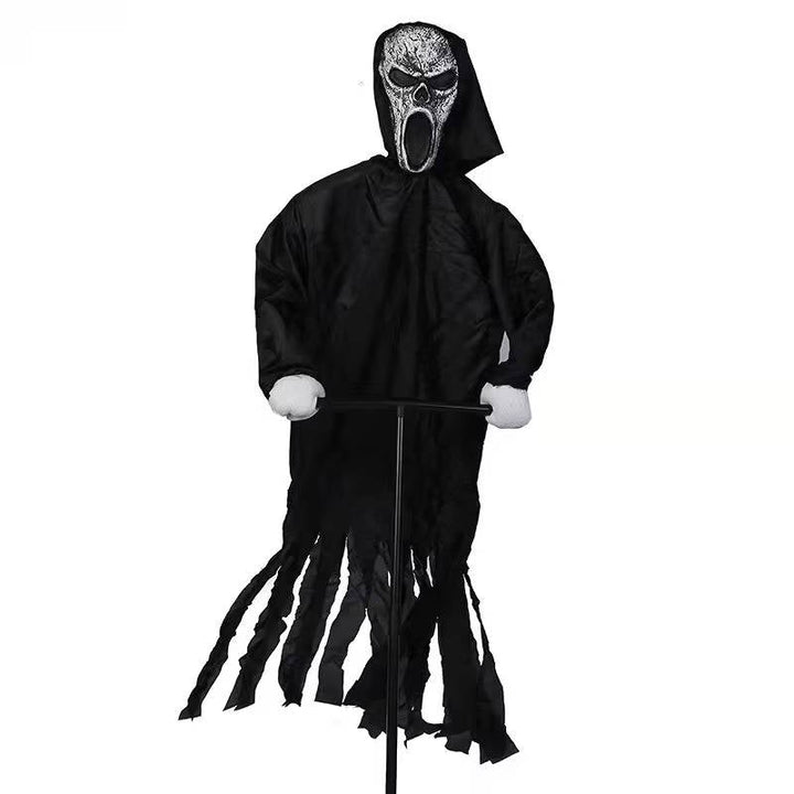 Straszne Dekoracje Halloweenowe na Zewnątrz