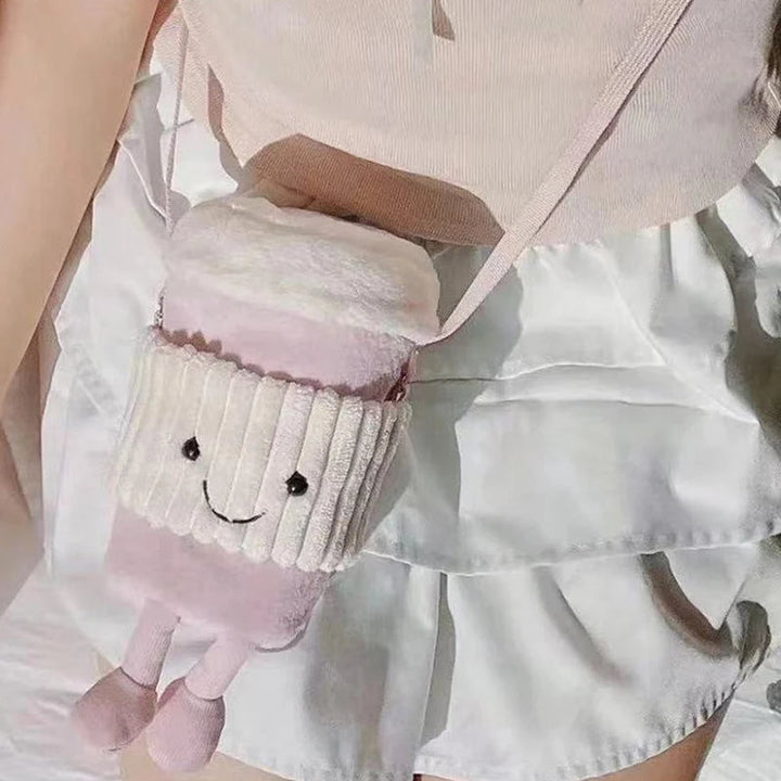 Torba na ramię w stylu Trendy Coffee Milk Tea