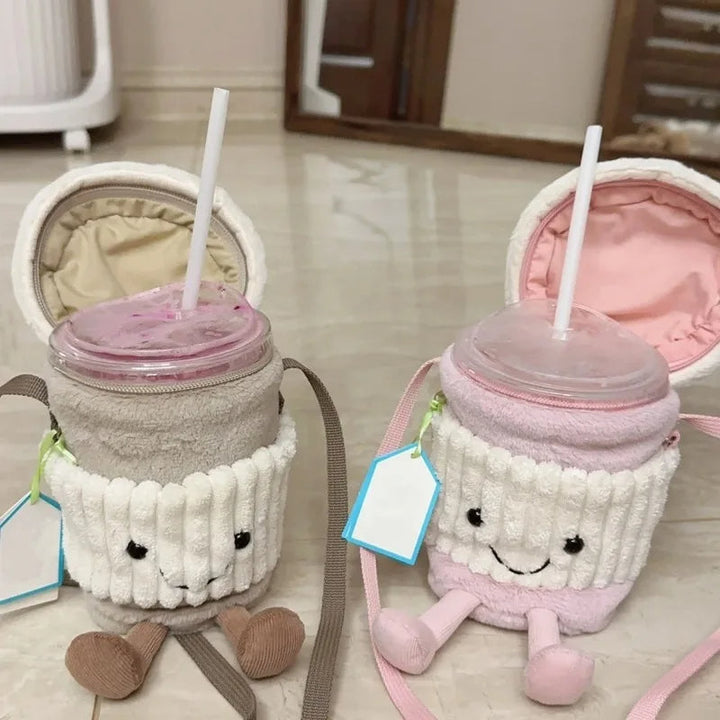 Torba na ramię w stylu Trendy Coffee Milk Tea