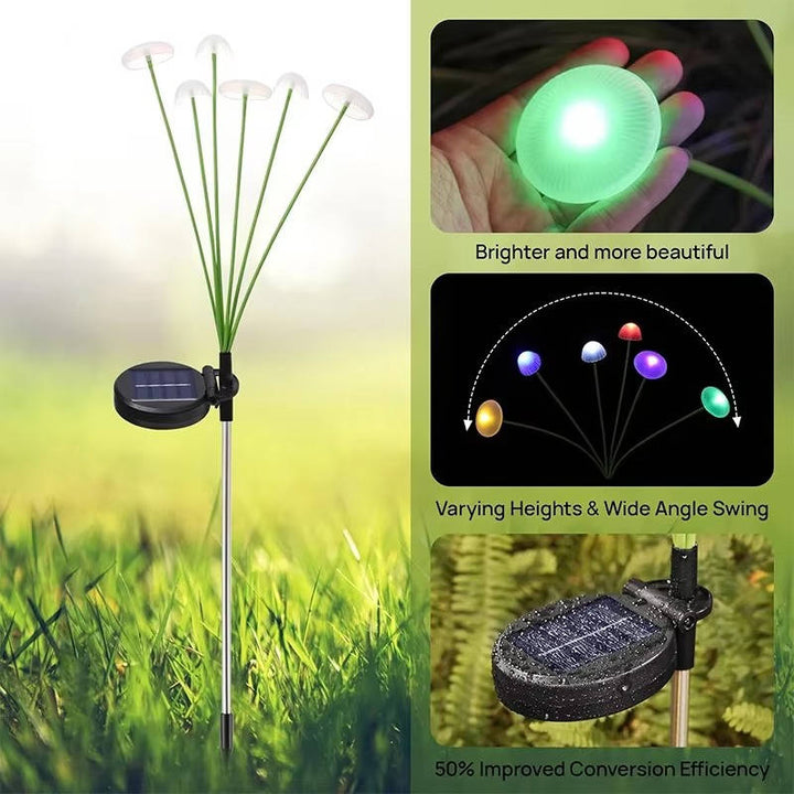 Lampy Meduzy Solarne na Zewnątrz