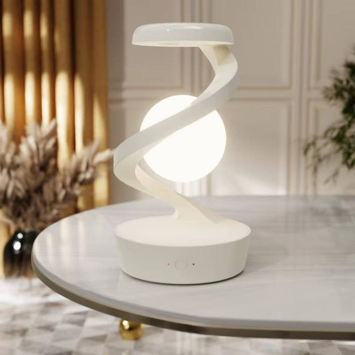Lampa Księżycowa Levitująca z Kontrolą Gestów i Ładowaniem Bezprzewodowym