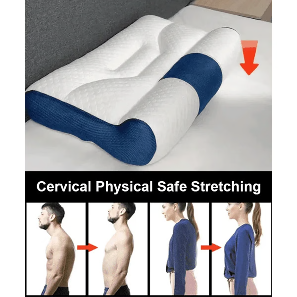 Ergonomiczna Poduszka z Gęsiego Puchu, Poduszka Wspierająca Szyję, Poduszka Poprawiająca Sen