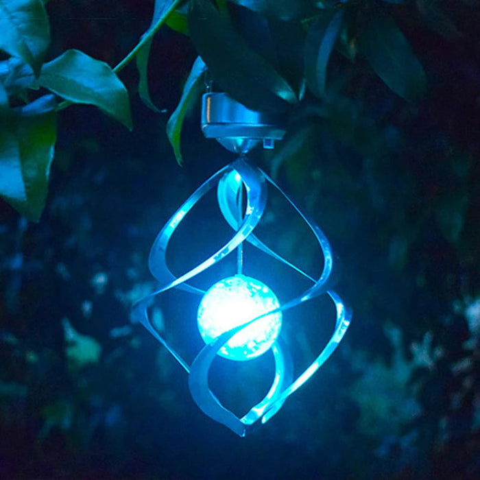 Solarowy Dzwonek Wiatrowy z Lampą LED