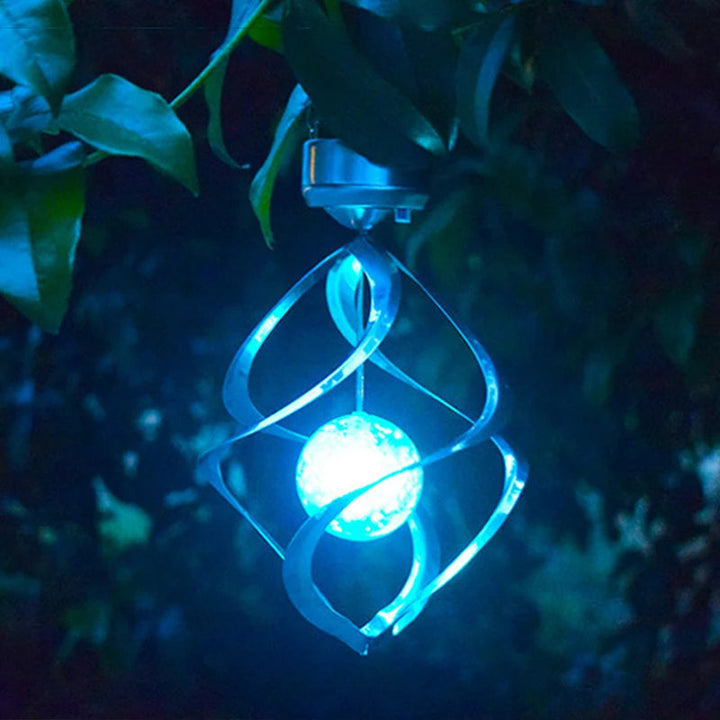 Solarowy Dzwonek Wiatrowy z Lampą LED