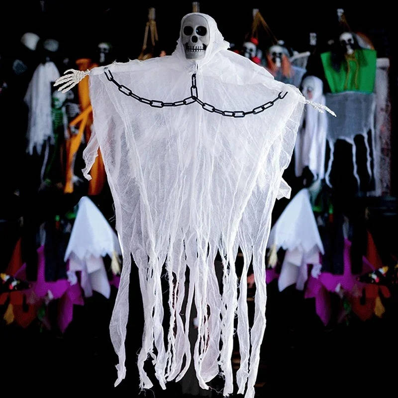 Halloweenowe Zawieszane Dekoracje Duchy Czaszki
