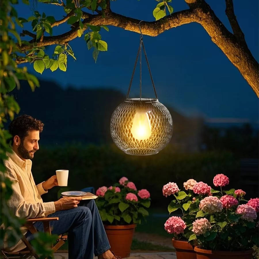 Zewnętrzna Solarna Lampa Wisząca