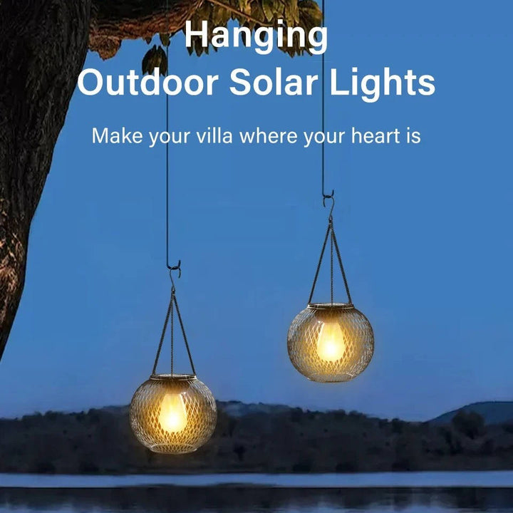 Zewnętrzna Solarna Lampa Wisząca