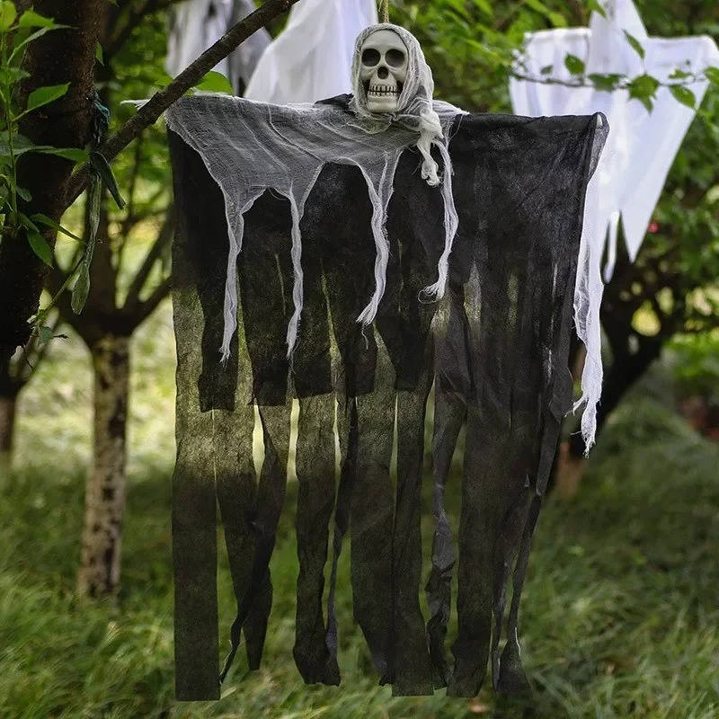 Halloweenowe Zawieszane Dekoracje Duchy Czaszki