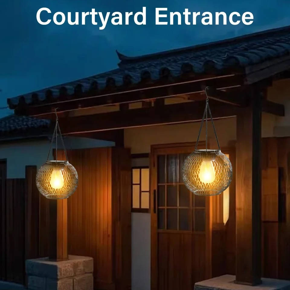 Zewnętrzna Solarna Lampa Wisząca