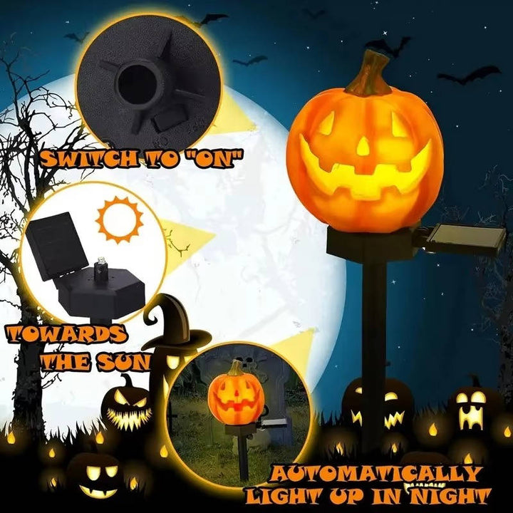 Oświetlenie Dekoracyjne Dyni na Halloween – Lampki na Ścieżkę