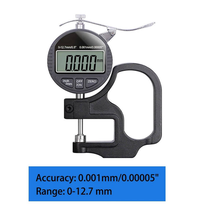 Miernik Grubości Mierzy Grubość Papieru Tkaniny Metalu 0.001mm