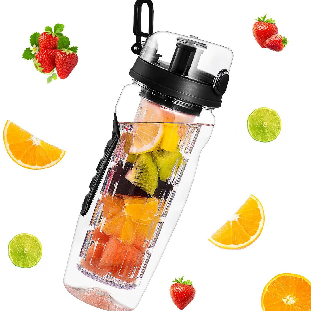 Butelka z wkładem na owoce 950 ml bez BPA, sportowa