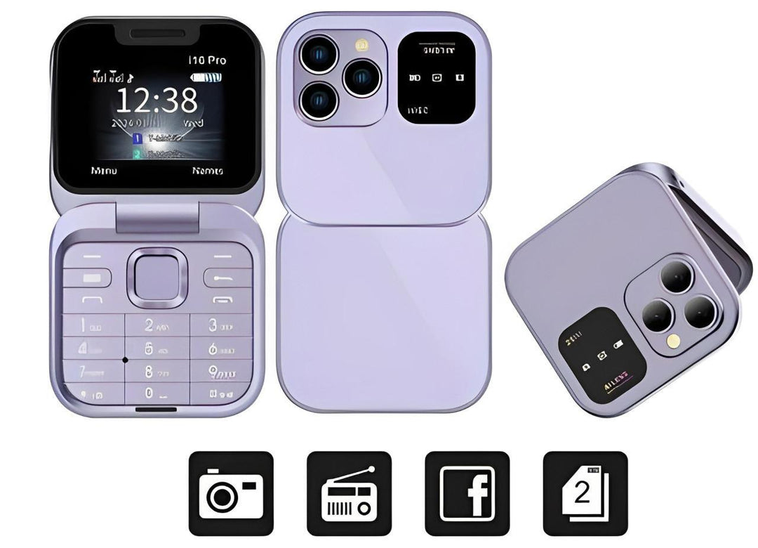 Składany telefon Dual SIM
