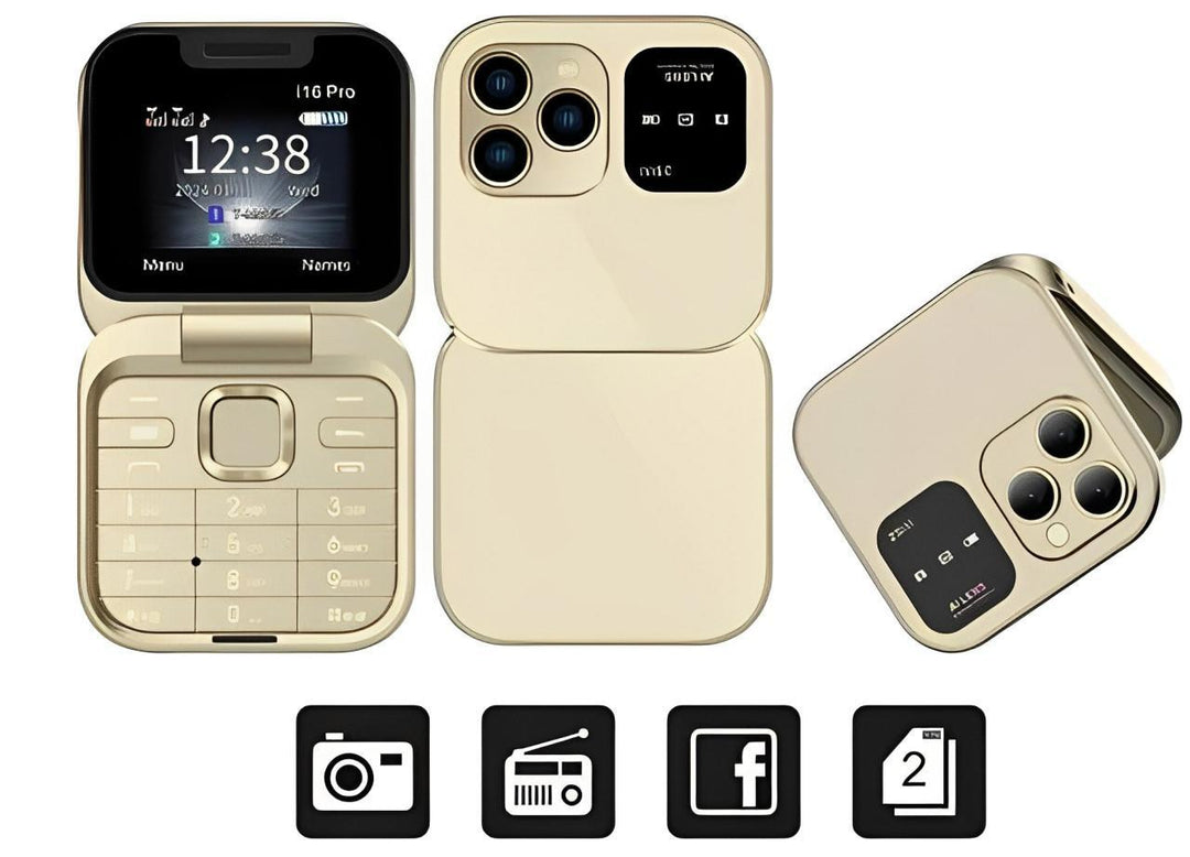 Składany telefon Dual SIM
