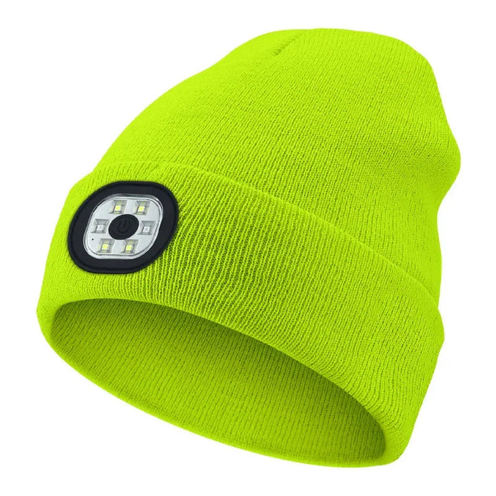 Czapka Beanie LED na Akumulator na Zimę