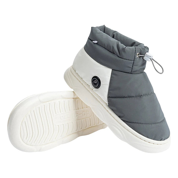 Podgrzewane buty z regulowanymi podgrzewaczami do stóp