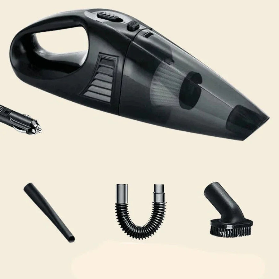 Ręczny Odkurzacz Bezprzewodowy USB (120W 4000PA) do Samochodu, Domu, Włosów Zwierząt i innych (Na mokro/na sucho)