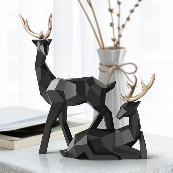 Rzeźba Figur Jeleni