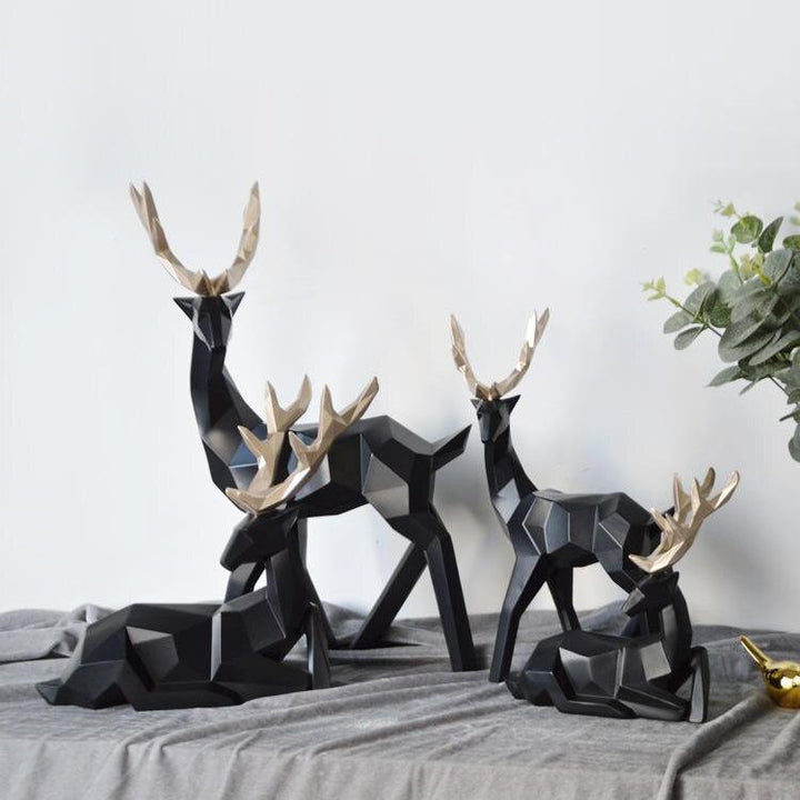 Rzeźba Figur Jeleni
