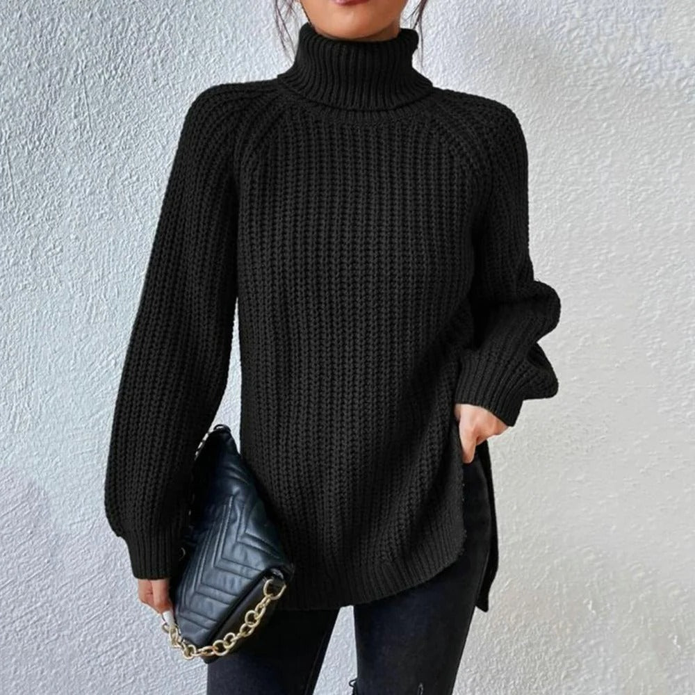 Sweter z golfem