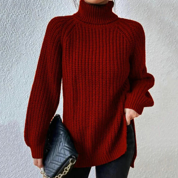 Sweter z golfem