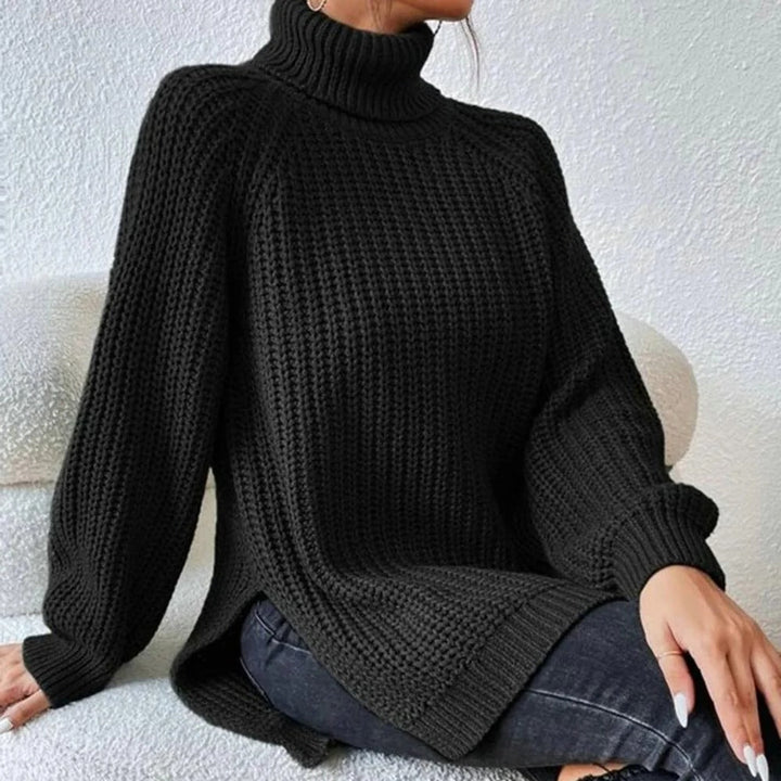 Sweter z golfem