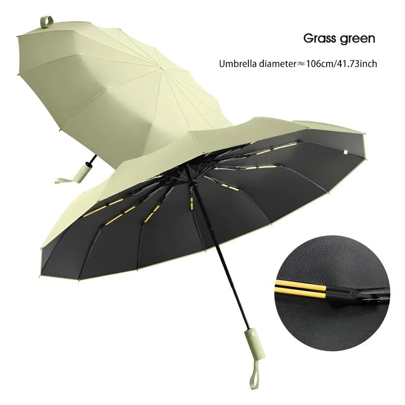 Ekologiczny, wiatroodporny parasol