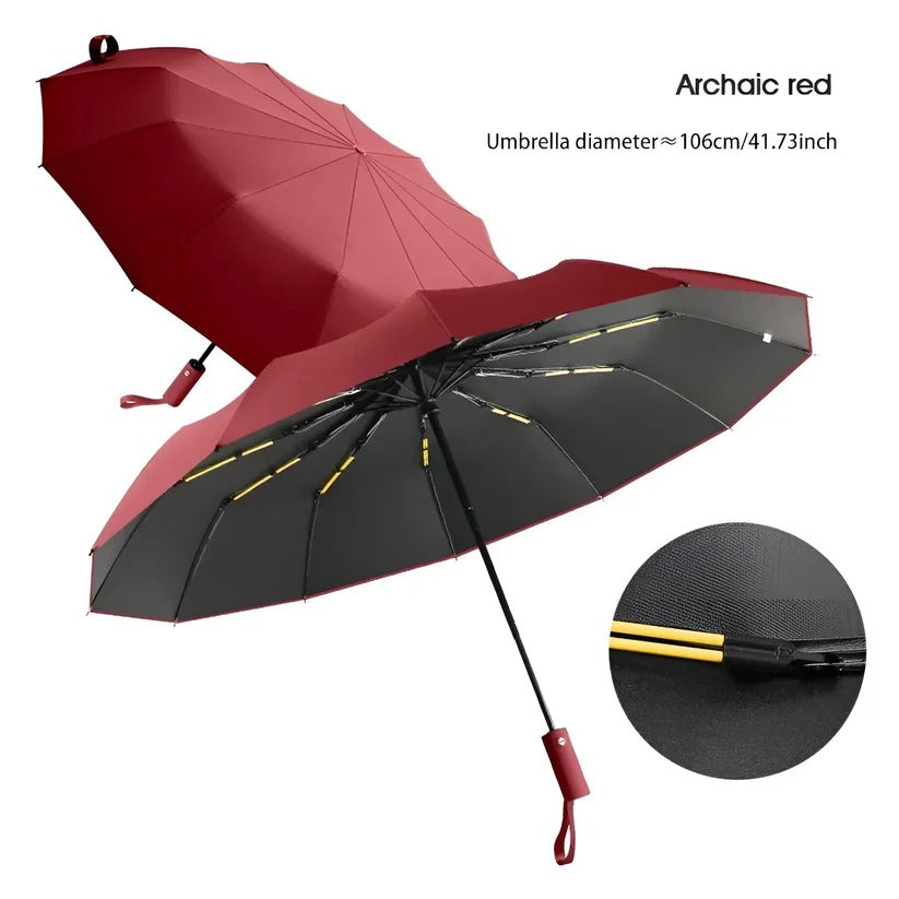 Ekologiczny, wiatroodporny parasol