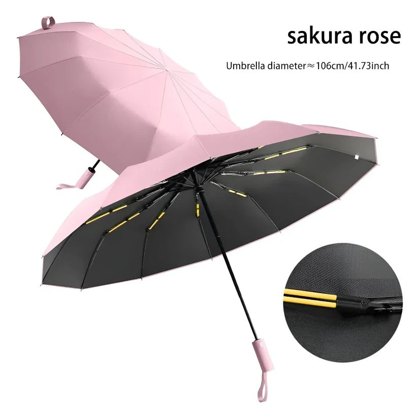 Ekologiczny, wiatroodporny parasol