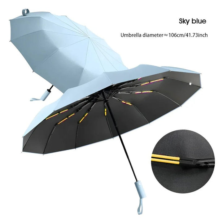 Ekologiczny, wiatroodporny parasol