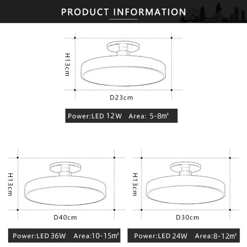 Lampa sufitowa LED