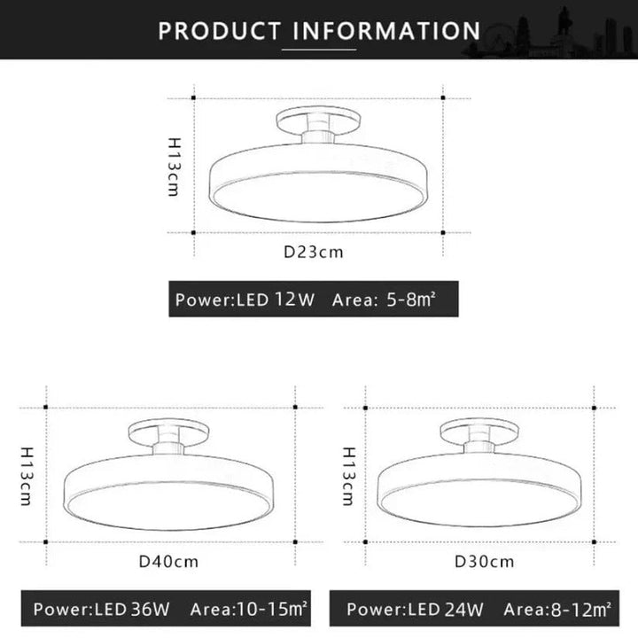 Lampa sufitowa LED