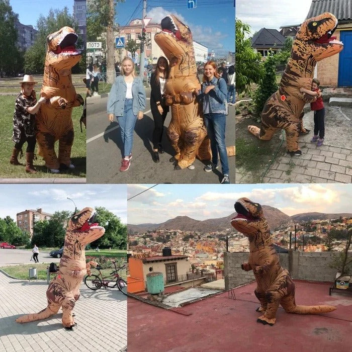 Kostium T-Rexa do nadmuchiwania