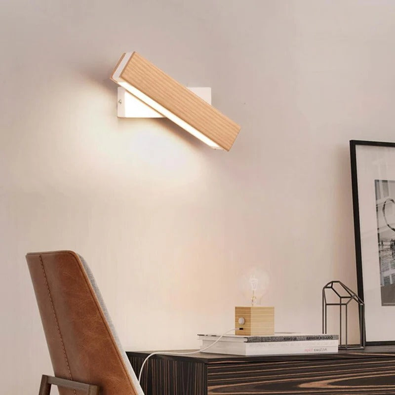 Lampa LED montowana na ścianie