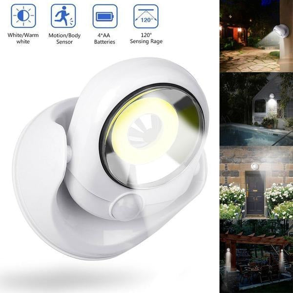 Lampa LED z czujnikiem ruchu