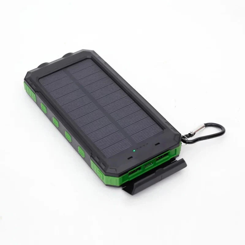 Wodoodporny power bank z ładowarką solarną